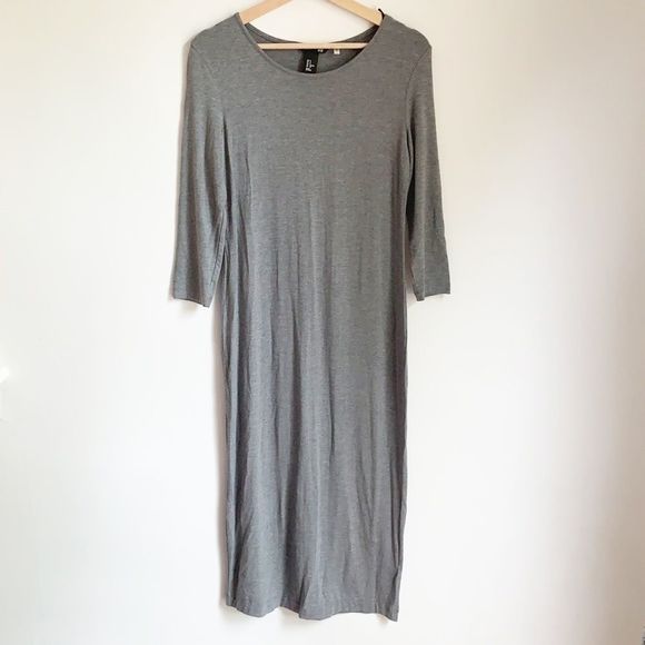 H&M Dresses & Skirts - 3/$20 H&M long sleeve gray maxi dress size small